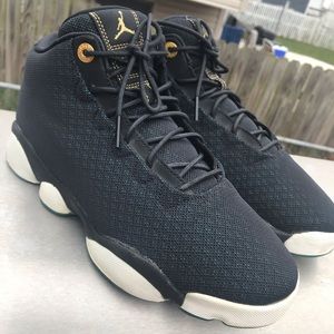 Jordan’s | Black/Green and White Shoes